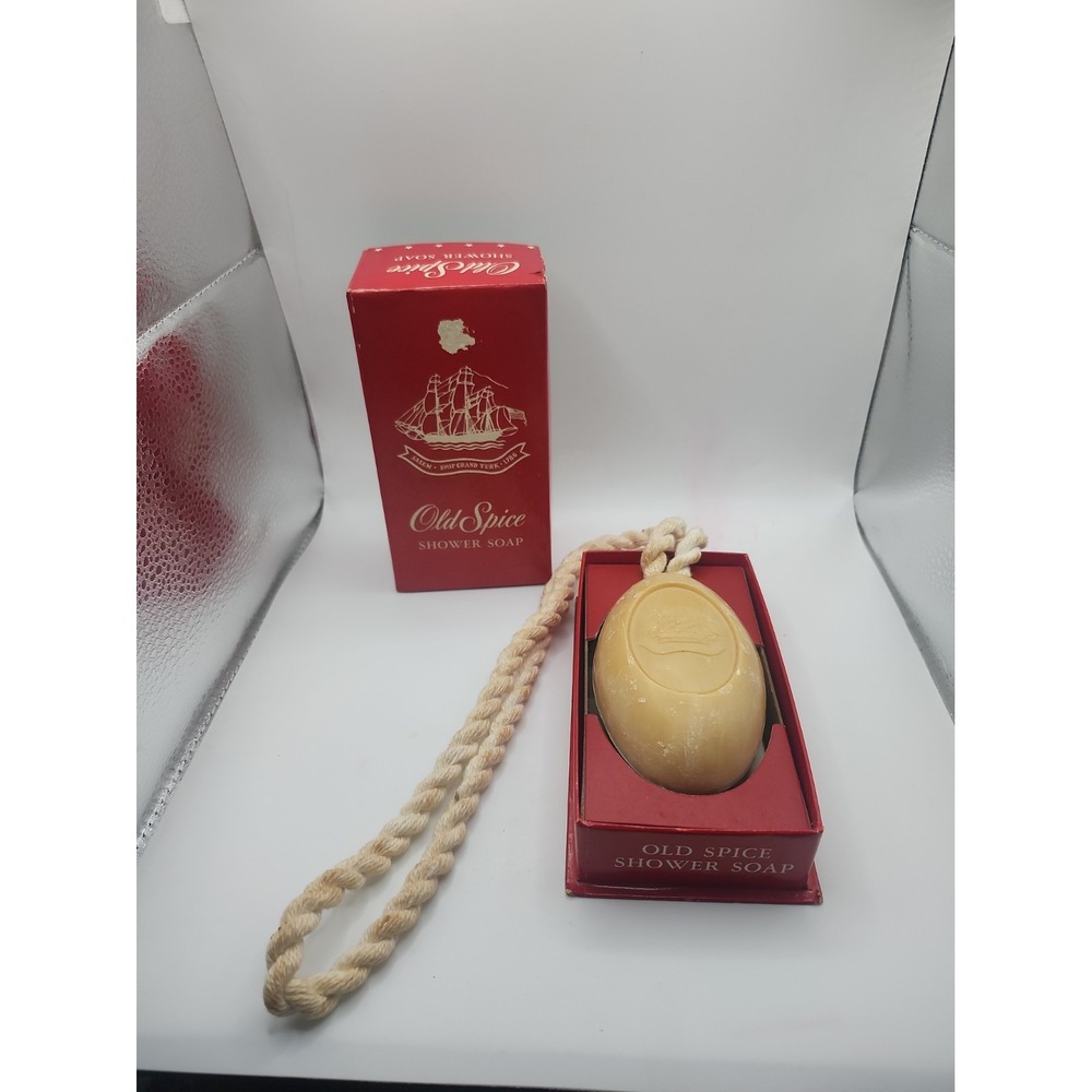 NEW Vintage Old Spice Soap On A Rope No. 379